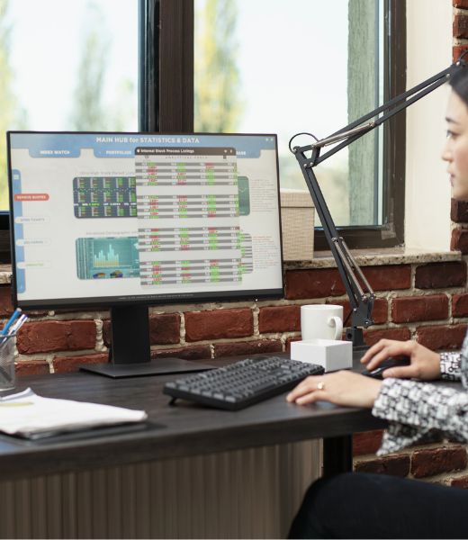 Student learning Tally Prime with GST for accounting and tax management