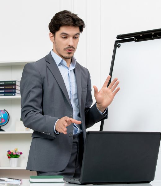 student learning computer basics in DCA diploma course on desktop