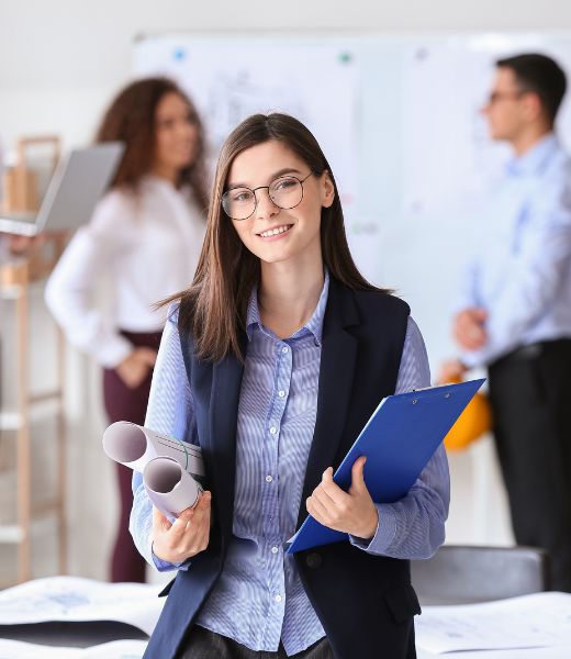 student learning advanced computer applications in ADCA course on desktop