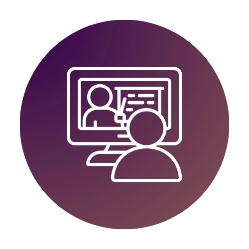 Online learning option for students with virtual classes in digital marketing, graphic design, video editing, and computer courses