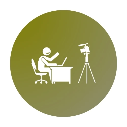 Marketing and social media professionals learning advanced digital marketing strategies, content creation, and online branding skills