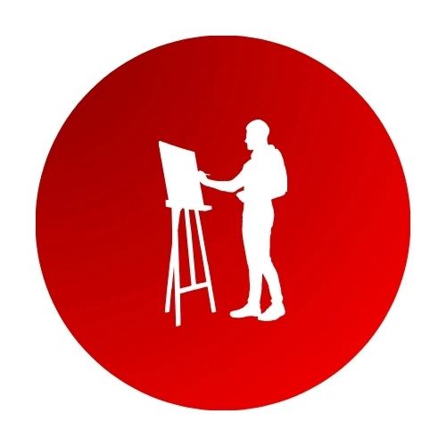 Aspiring graphic designers learning design skills, Adobe tools, and creative techniques for professional growth