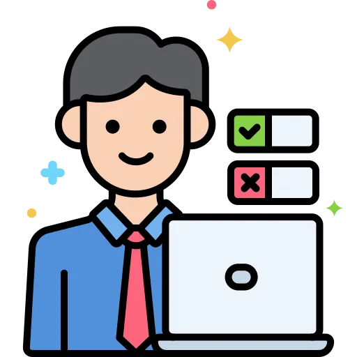 Professional icon representing job seekers interested in e-commerce careers.