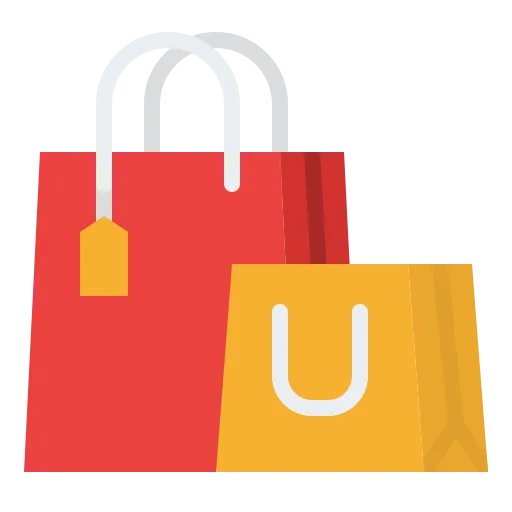 Shopping bags icon representing Amazon and Flipkart seller training